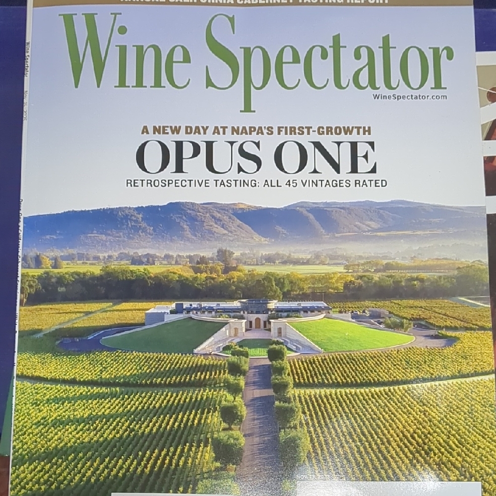 Wine Spectator Magazine - Opus One Edition